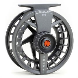 Mulinelli Lamson Liquid S-Series Fly Reel, smoke