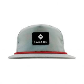 Lamson Flat Bill Rope Cap, seafoam