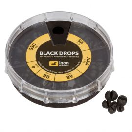 Loon Black Drops Tin Weights - 6 Division