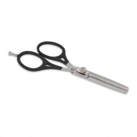 Loon Ergo Prime Tapering Shears Scissors with Precision Peg, black