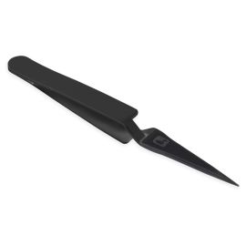 Loon Mini Straight D-Loop Tweezer Pinzette, schwarz