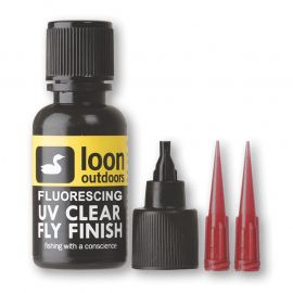 Loon UV Clear Finish, fluorescing