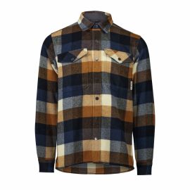 Loop Camp Chores Heavy Shirt Hemd, gold/petrol