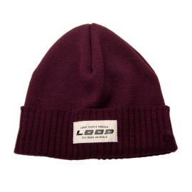 Loop Classic Logo Beanie, aubergine