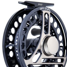 Loop OPTi Dryfly Fliegenrolle, Storm Blue, Fliegenfischen