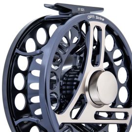 Loop OPTi Strike Fliegenrolle, Storm Blue, Fliegenfischen
