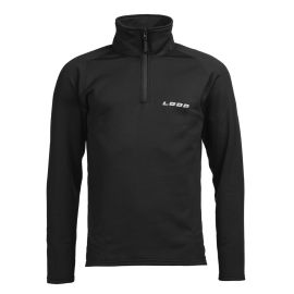 Loop Rosto V2 Quarter Zip Shirt, soft black