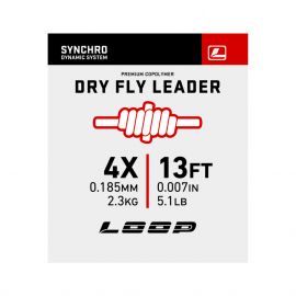 Loop Synchro Dryfly Nylon Leader Vorfächer, 13ft.