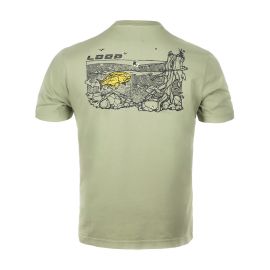 Loop Trout Graphic T-Shirt, seagrass