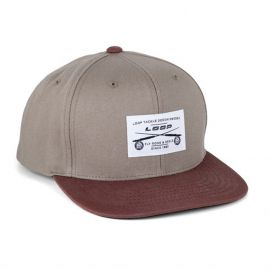 Loop Retro Flat Cap, brown/burgundy