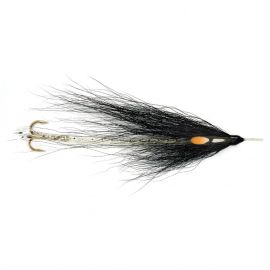 Seatrout Fly - Snake Black-n-Silver