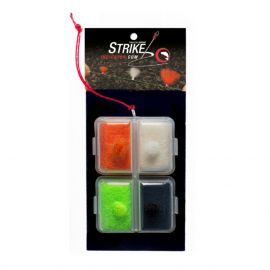 New Zealand Strike Indicator Wool Dispenser Bissanzeiger, orange, weiß, grün, schwarz