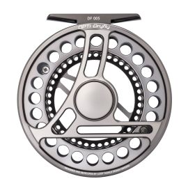 Loop OPTi Dryfly Fliegenrolle, Mist Silver