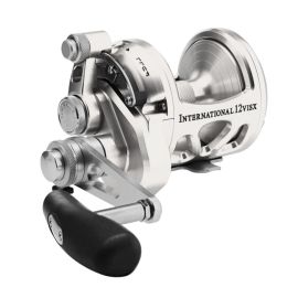Penn International VISX Silver Reel, Handle Right