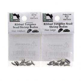 Hareline Ribbed Tungsten Boddies