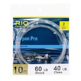 Rio Tapered Tarpon Pro Leader Vorfach 10 ft., 2er Pack