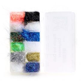 Ripple Ice Dub Dispenser - 12 Farben zum Fliegenbinden