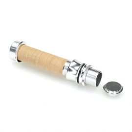 Aluminium Reel Seat #4-6, chrome & cork