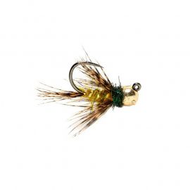Rozas Hackled Jig Olive, barbless