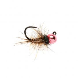 Rozas Pink Hares Ear Jig, barbless