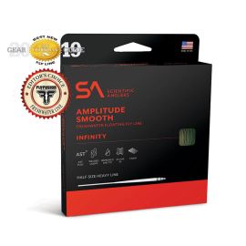 Coda Scientific Anglers Amplitude Smooth Infinity Fly Line, Orange, floating