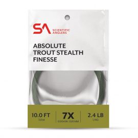 Scientific Anglers Absolute Trout Finesse Stealth Leader, 12 ft.