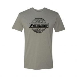 Sage Rising Brown Tee, stone gray