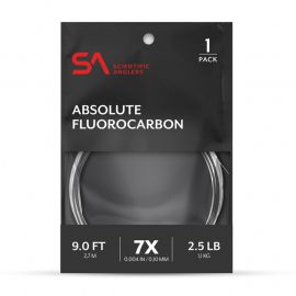 Scientific Anglers Absolute Fluorocarbon Leader, 12 ft.