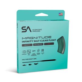Scientific Anglers Magnitude Smooth Infinity Salt Full Clear Fliegenschnur, schwimmend