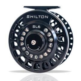 Shilton SL Series Fly Reels Fliegenrollen, schwarz