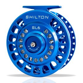 Shilton SL Series Fly Reels Fliegenrollen, blau