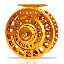 Shilton SL Series Fly Reels Fliegenrollen, gold