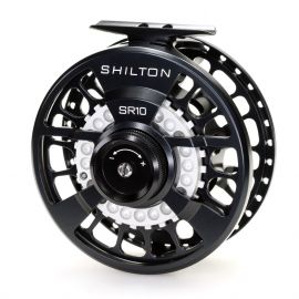 Mulinelli Shilton SR Series Fly Reels, nero