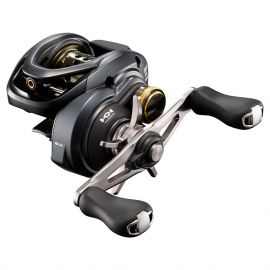 Shimano Curado BFS XG Baitcaster Rolle, Kurbel links