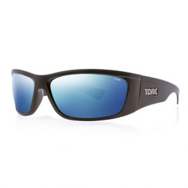 Tonic Shimmer Polarized Glasses, matte black / blue mirror