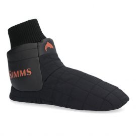 SImms Bulkley Bootie Insulation-Socken, schwarz, Fliegenfischen, Angeln, Karpfenfischen
