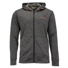 Simms Challenger Full-Zip Hoody, carbon heather, Fly Fishing