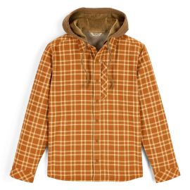 Simms Coldweather Hooded Shacket Wakemup Plaid Stonefly - Flanneljacke