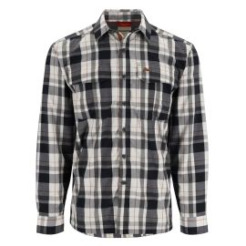 Simms Coldweather Shirt Hemd, gunmetal logan plaid