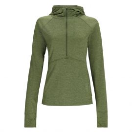 Simms Damen Bugstopper Hoody, dark clover heather
