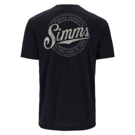 Simms Circle Lockup T-Shirt, black
