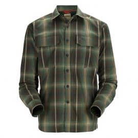 Simms Coldweather Shirt Hemd, forest hickory plaid