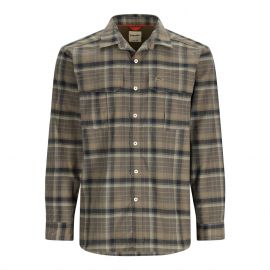 Simms Coldweather Shirt Hemd, hickory asym ombre plaid