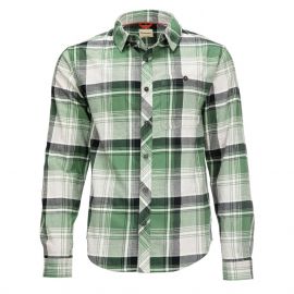 Simms Dockwear Cotton Flannelhemd, Moss Pearl Plaid