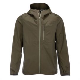 Simms Flyweight Shell Gore-Tex Jacket Giacca, dark stone, Pesca a mosca