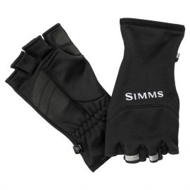 Simms Freestone Half Finger Gloves, black