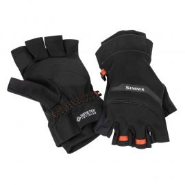 Simms Gore Infinium Half Finger Glove, black