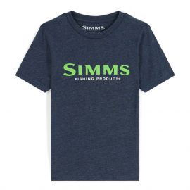 Simms Kinder Logo T-Shirt, harbor blue