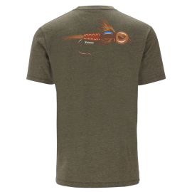 Simms Let It Fly T-Shirt, military heather