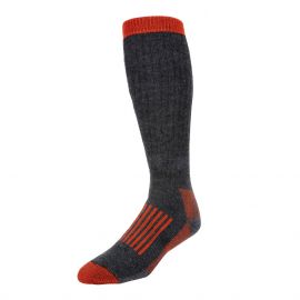 Simms Merino Thermal OTC Socks, carbon